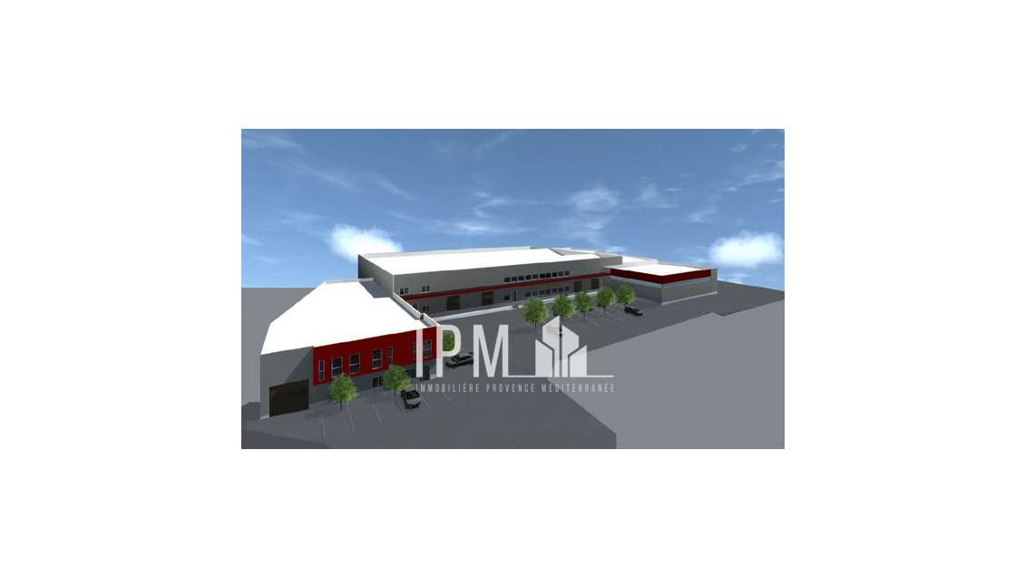 A louer local d'activités 1715m² 13014 Arnavaux
