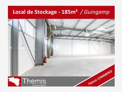 A louer local de stockage proche RN12 à Guingamp