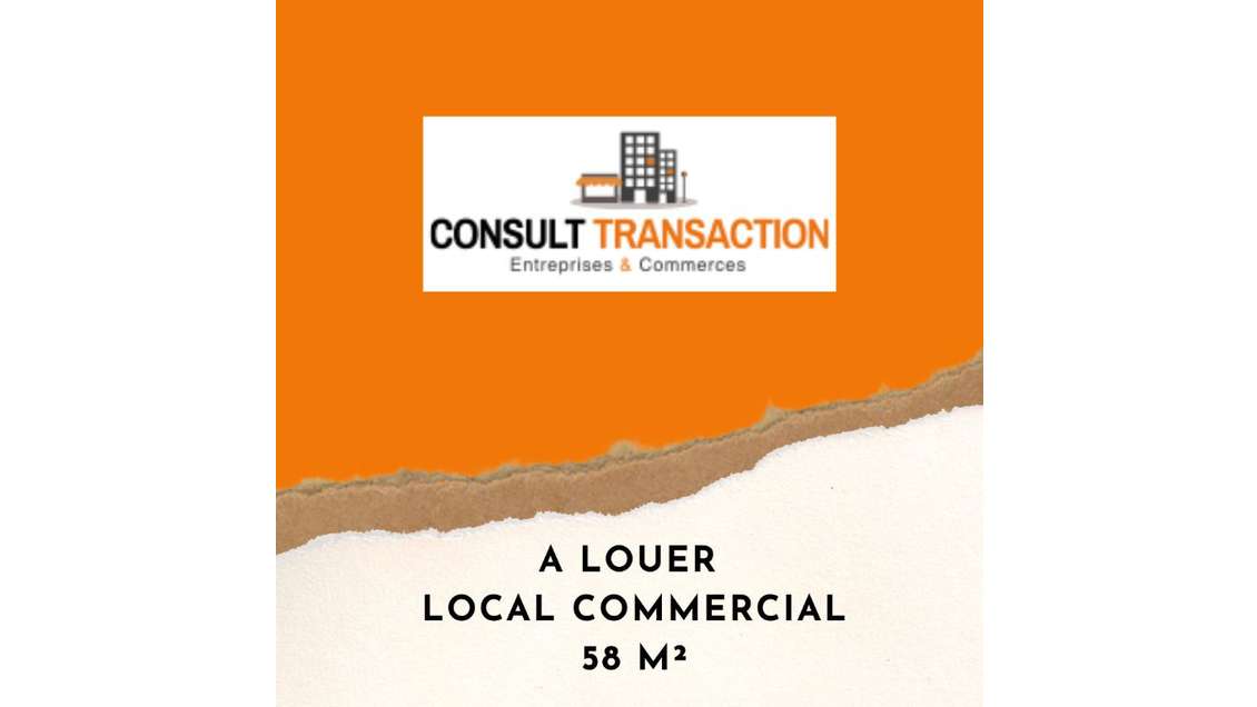 A louer local commercial d'angle 58m² à Pornic