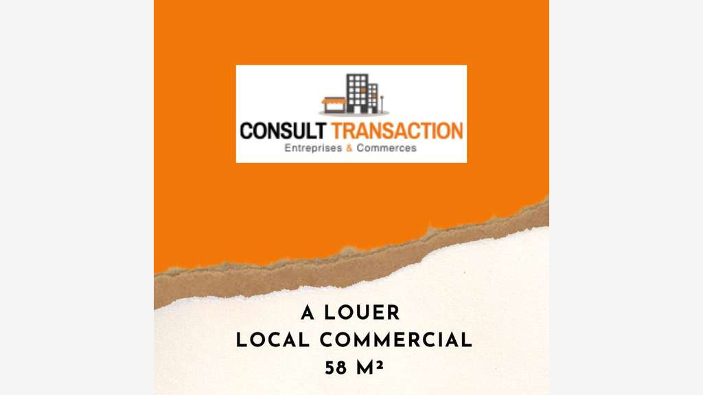 A louer local commercial d'angle 58m² à Pornic