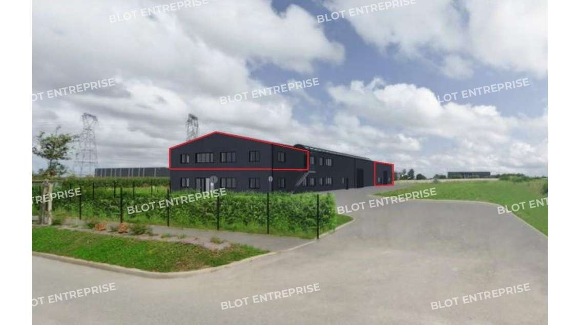 A louer locaux neufs 476m² Plouédern RN12