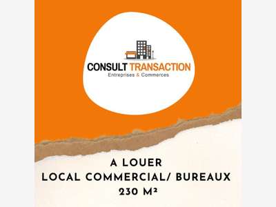 A louer bureaux 230m² belle visibilité à Pornic