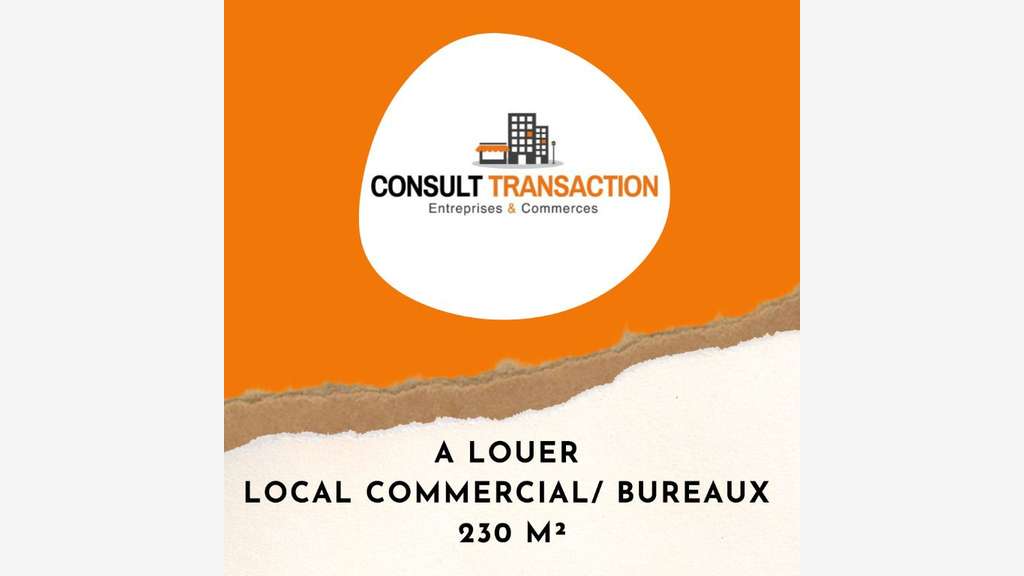 A louer bureaux 230m² belle visibilité à Pornic