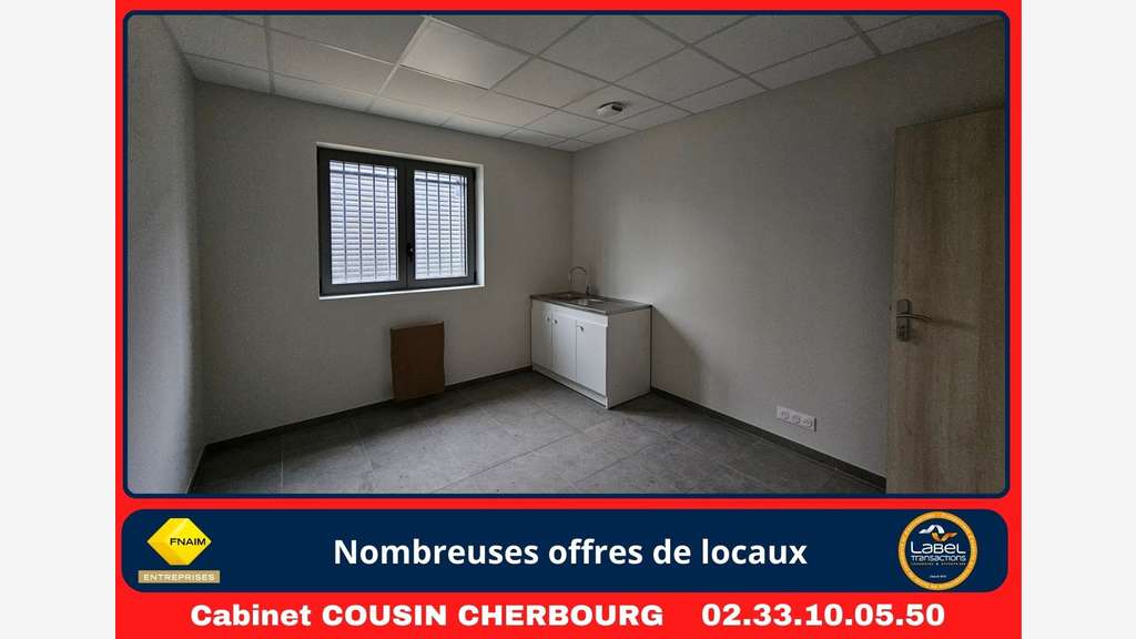 A louer entrepôt neuf 400m² à Valognes Armanville