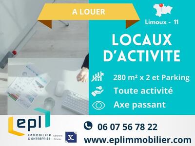 Location Locaux d'activités - Entrepôts à Limoux