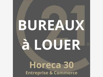 A louer bureaux de 300m² à Uzès centre empl n°1
