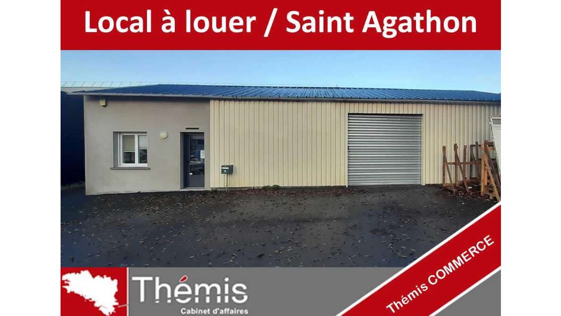 A louer local d'activité 140m² à St-Agathon RN12