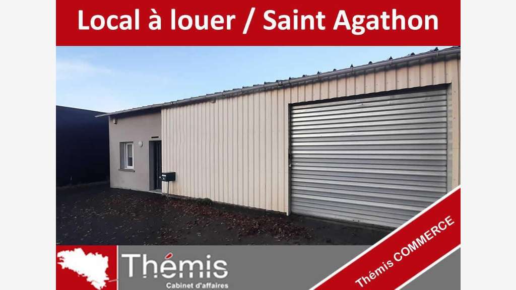 A louer local d'activité 140m² à St-Agathon RN12