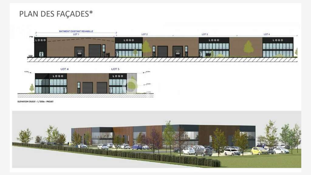 Location locaux de 552m² à 2 379m² à Ambérieux