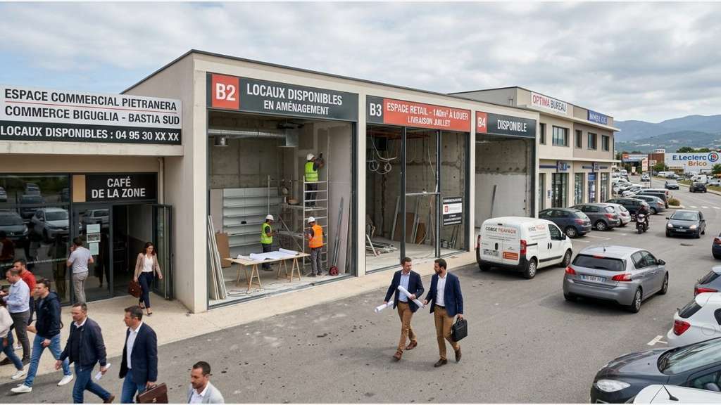 Location locaux d'activités Biguglia ZA Tragone