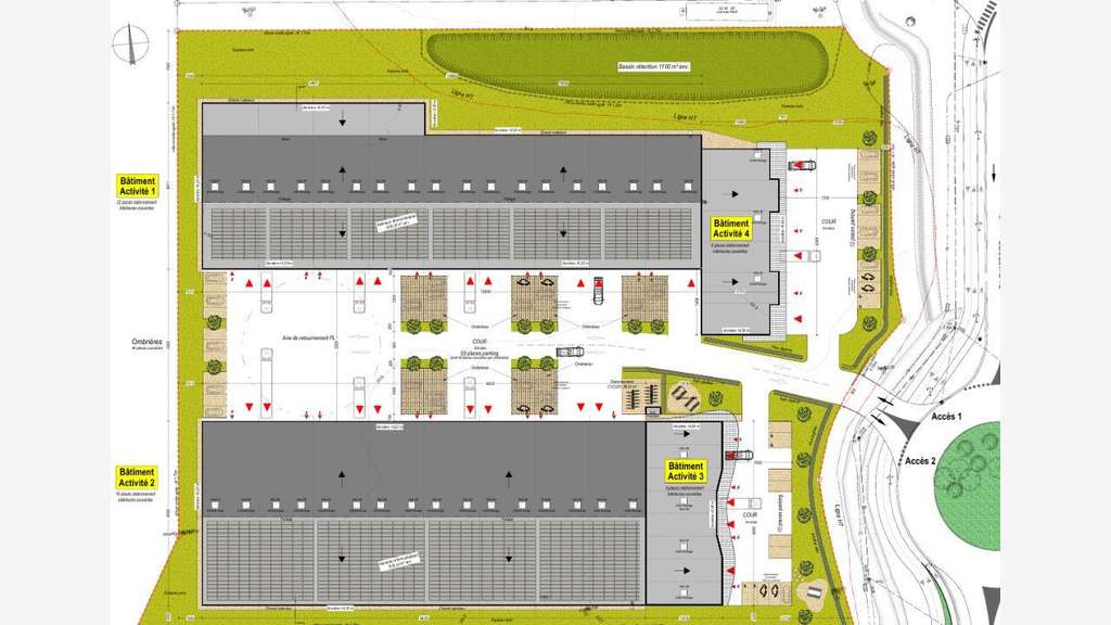 Locaux 4353m² à louer Clermont-Ferrand Gravanches