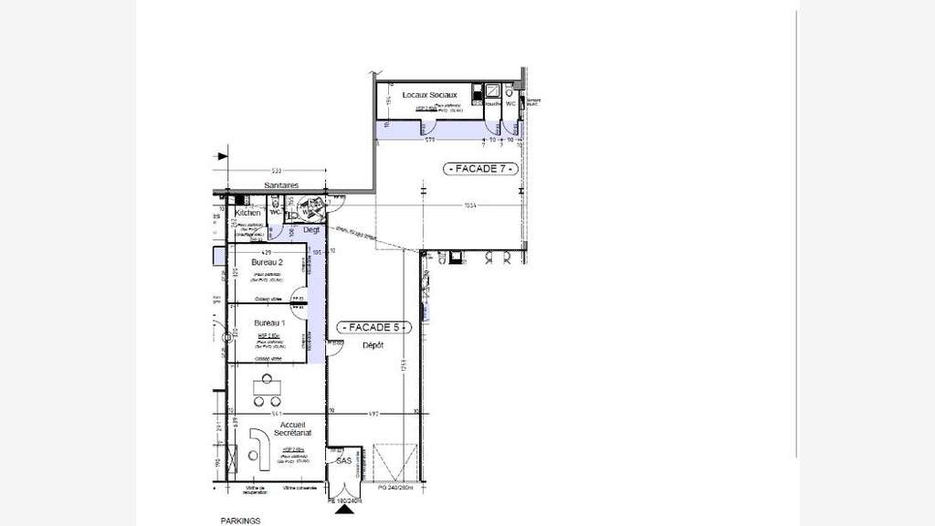 Local activité 238m² à louer à Cournon-d'Auvergne