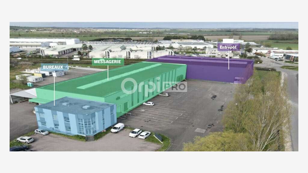 Messagerie à louer de 4 412m² Cap Nord Dijon