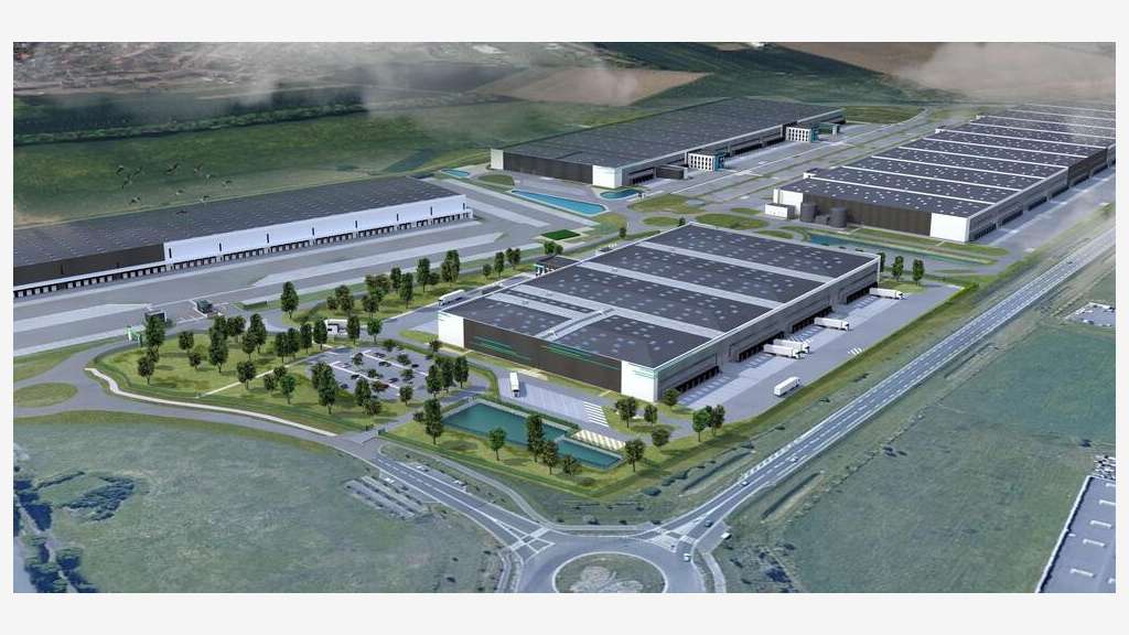 À louer entrepôts BREEAM Very Good 6000m² Douvrin