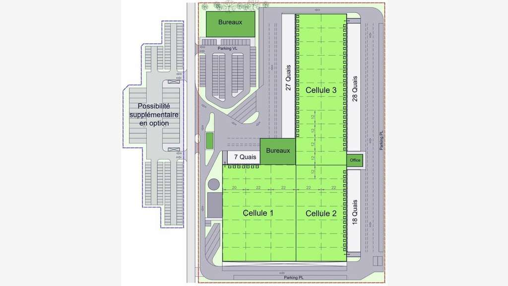 À louer entrepôt logistique 20667m² Gennevilliers