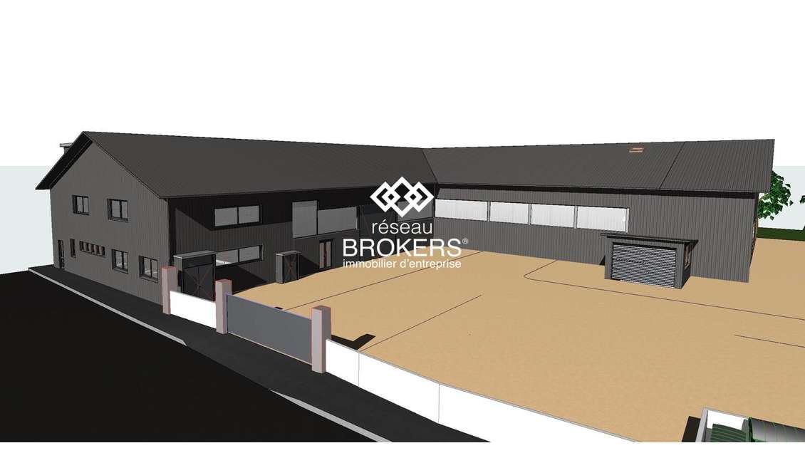 Local Industriel rénové 650m² à louer à la Ravoire