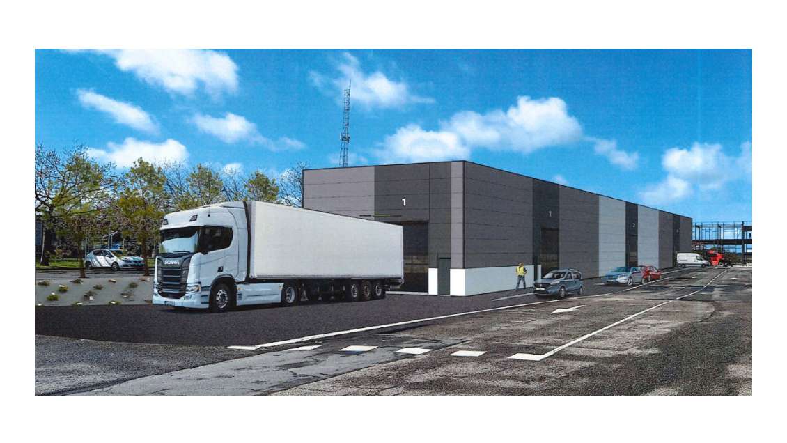 A louer entrepôt neuf 320m² à Lanester RN165