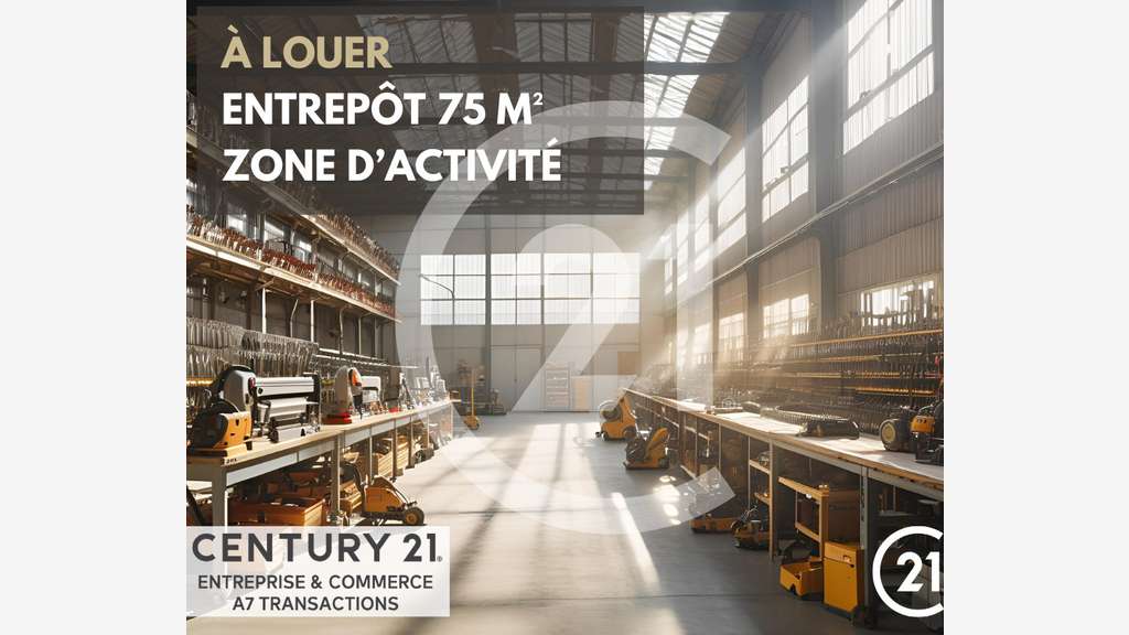 Local d'activité 75m² à louer en za à Montmeyran