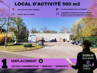 Location Locaux d'activités - Entrepôts à Creil