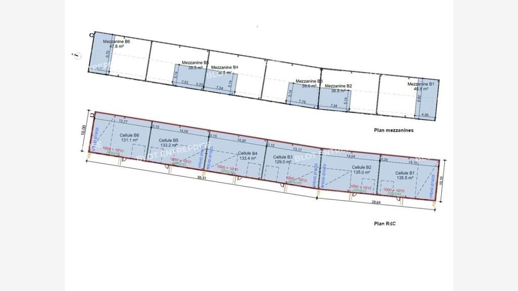 A louer cellule d'activités 173m² à Treillières