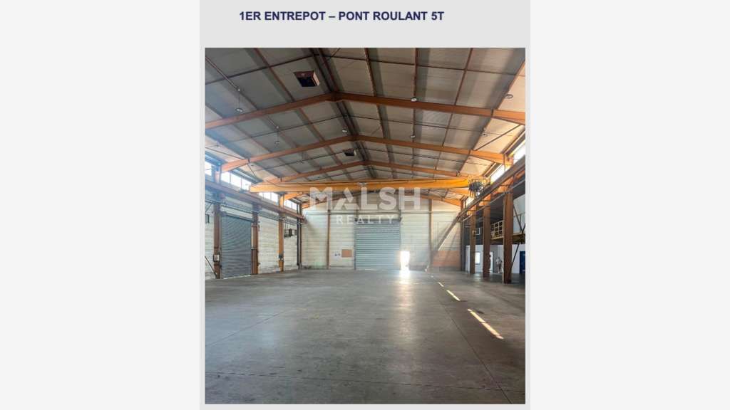 A louer local d'activités 2140m² à Vaulx en Velin