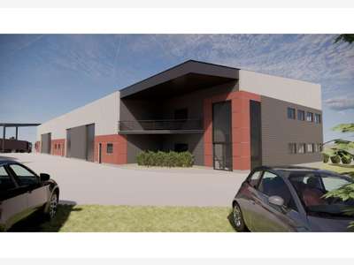 À louer 4 locaux de 264m² à 385m² ZA Gromelle