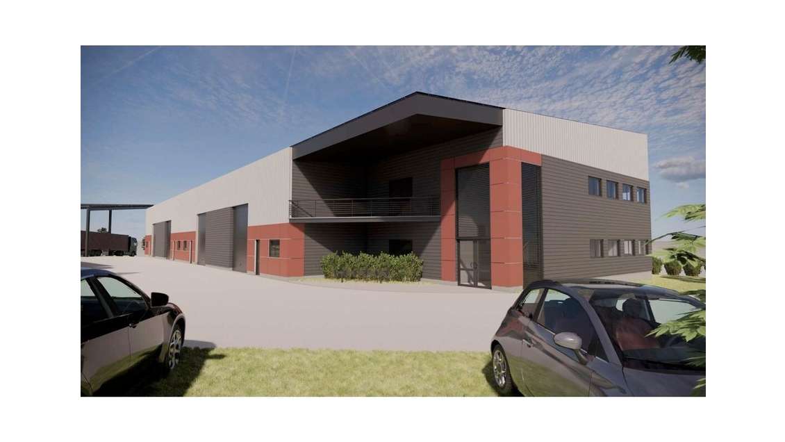 À louer 4 locaux de 264m² à 385m² ZA Gromelle