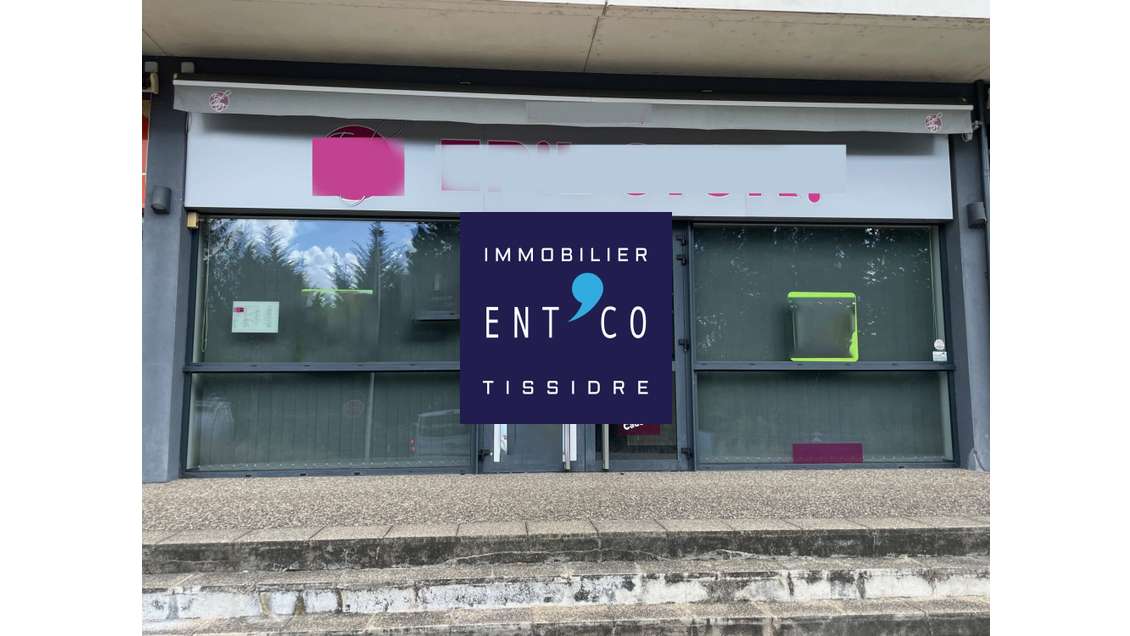 A louer local commercial 120m² Agen Sud