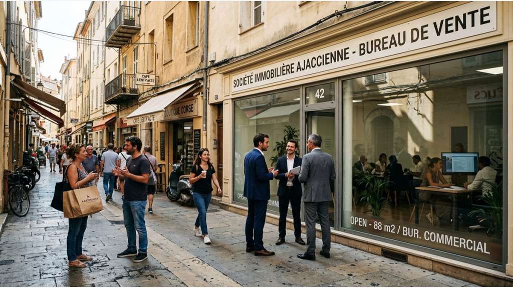 A louer locaux commerciaux 88m² à Ajaccio St Paul