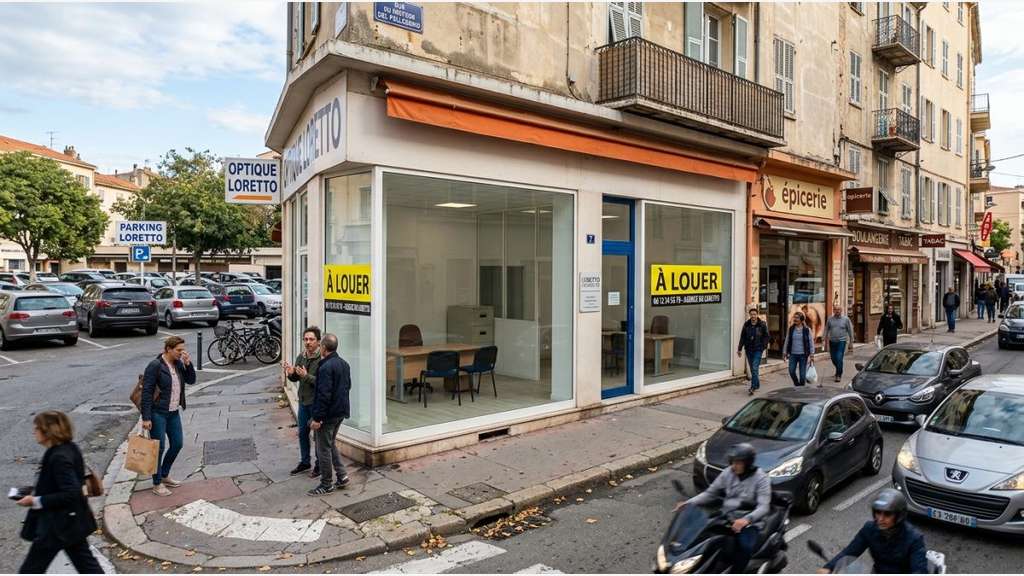 A louer locaux commerciaux 140m² à Ajaccio Loretto