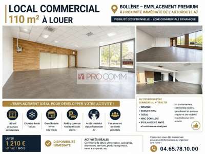 Location Locaux commerciaux - Boutiques à Bollène