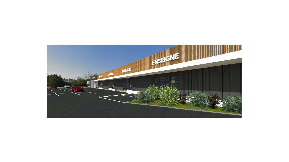 A louer cellules 239m² zone commerciale de Candé