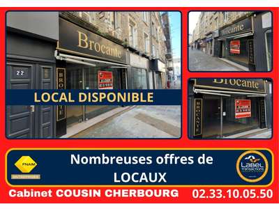 Location Locaux commerciaux - Boutiques à Cherbourg-en-Cotentin