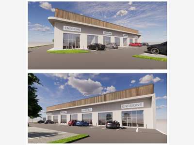 A louer local commercial de 113m² à Cholet centre