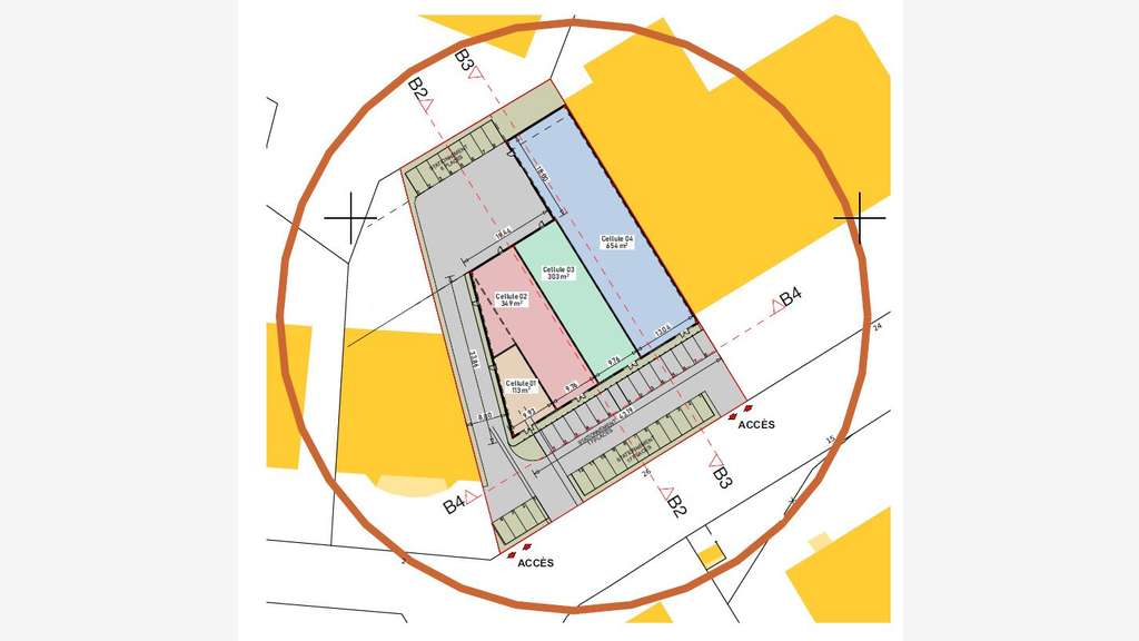 A louer local commercial de 113m² à Cholet centre