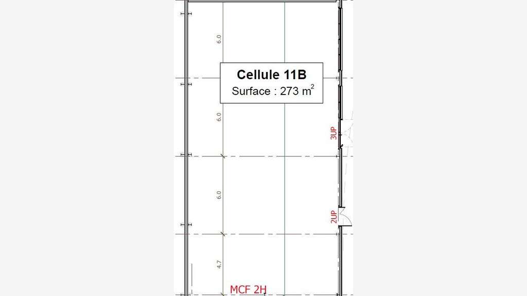 Cellule commerciale 273m² à louer Dreux l'OTIUM 