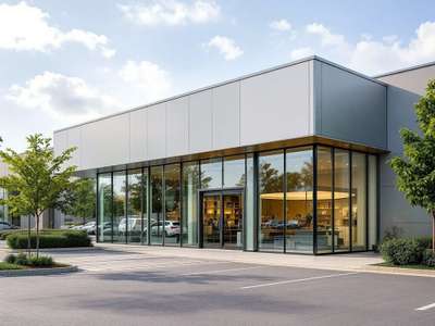 Location local commercial 1131m² à Fleury RN20