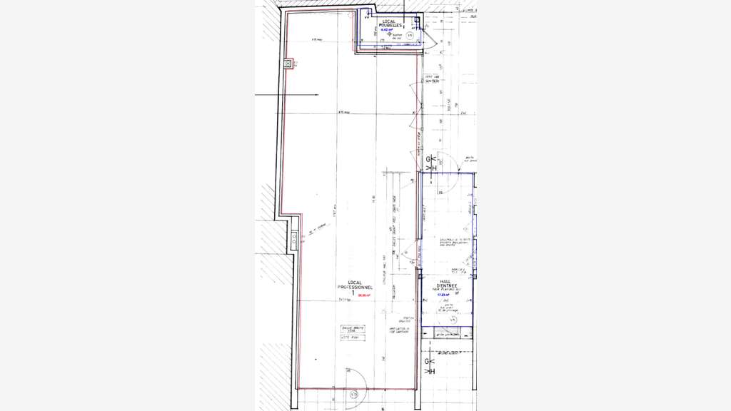 A louer local commercial 92m² au cœur de Lannion