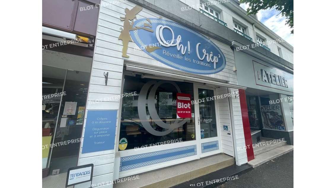 A louer beau local 143m² à Lorient hyper centre