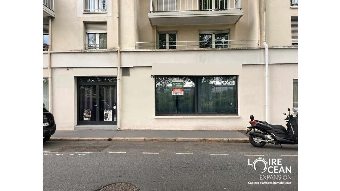 A louer local commercial 60m² quai Magellan Nantes