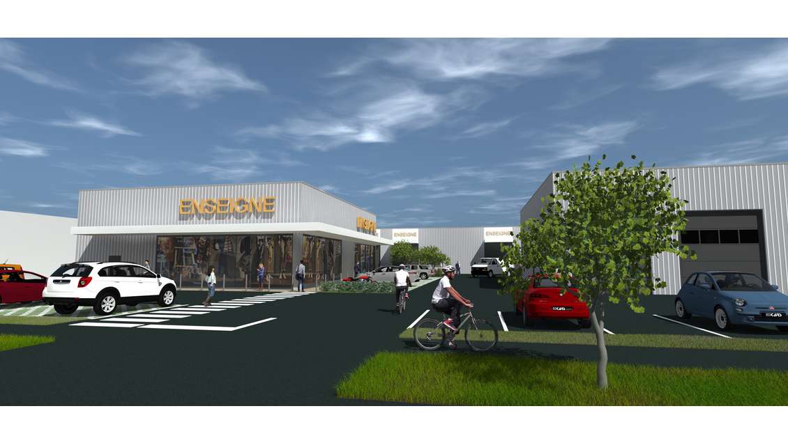 Loue cellules commerciales 1181m² à Ombrée d'Anjou