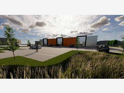A louer cellule commerciale neuve 853m² à Paimpol