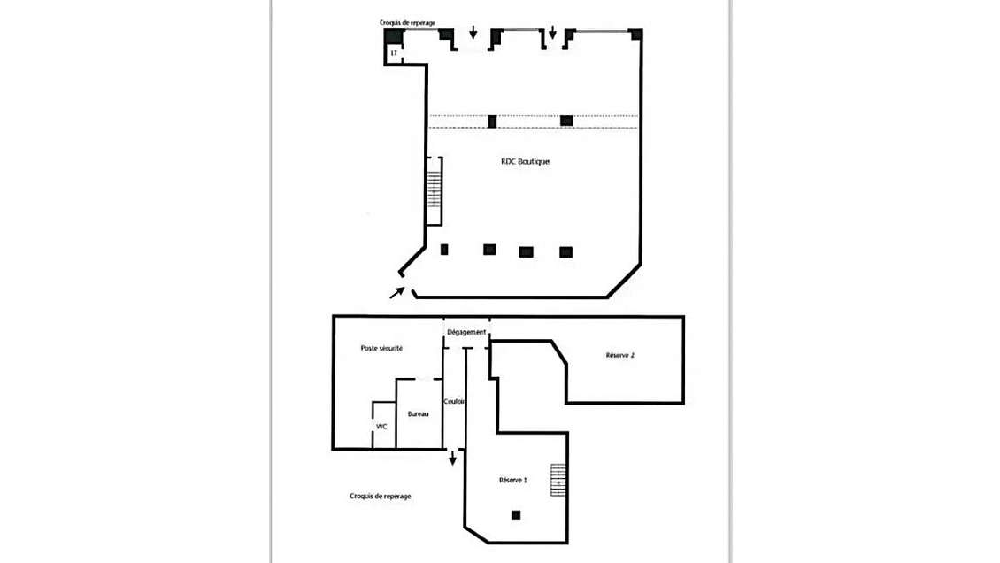 Location pure boutique 635m² 75018 Paris-Barbès