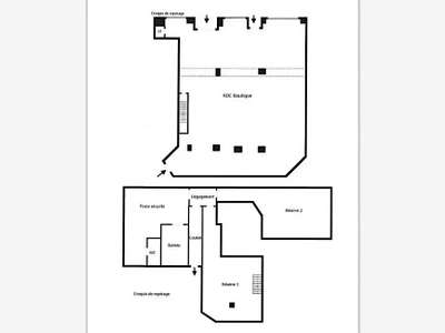 Location pure boutique 635m² 75018 Paris-Barbès