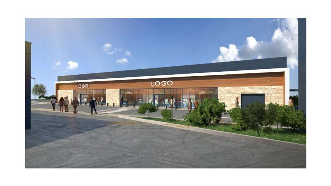 A louer cellule commerciale 410m² ZAC Pont-l'Abbé