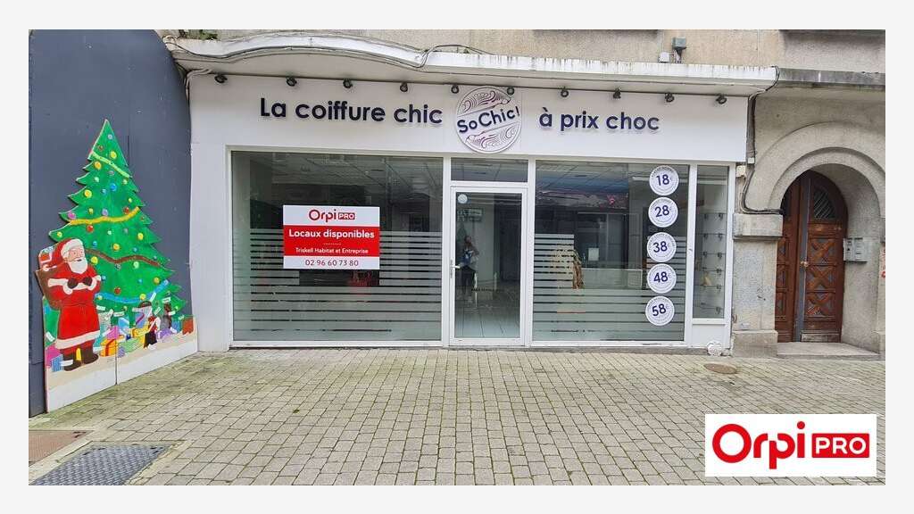 Local 80m² en bon état à louer Saint-Brieuc centre