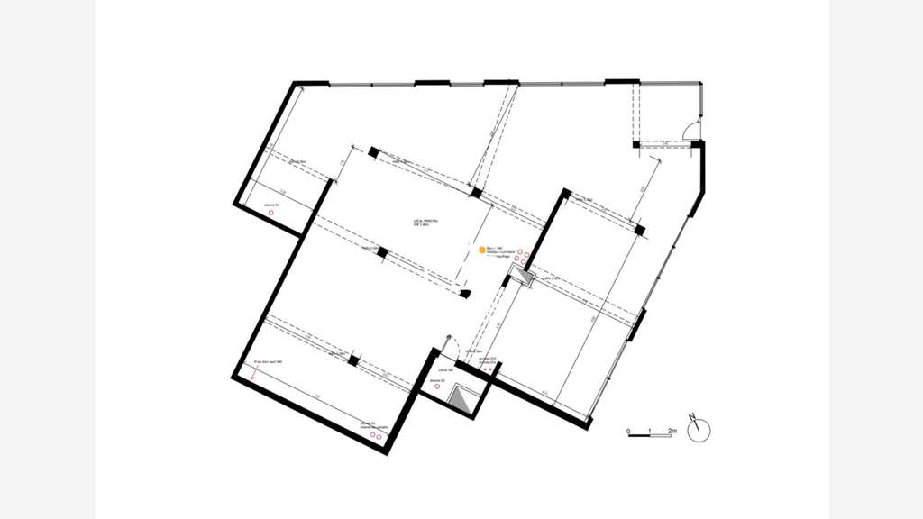 À louer local commercial neuf 268m² Saint Herblain