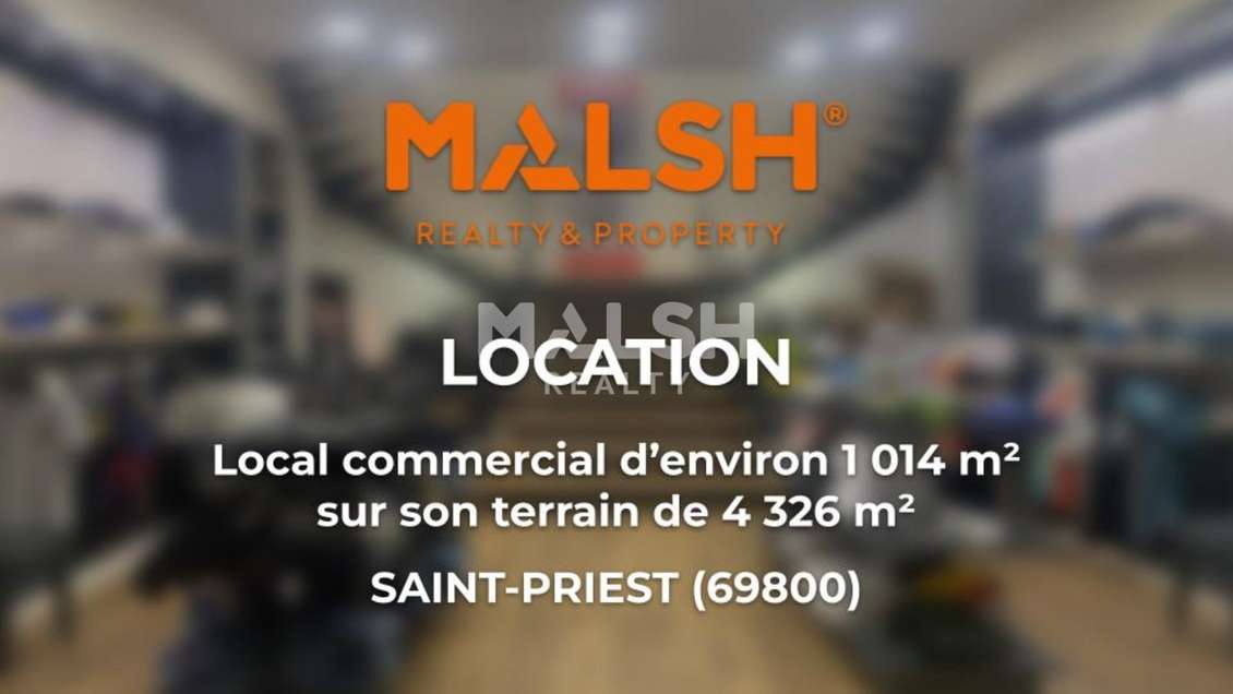 Local commercial à louer 1014m² à Saint Priest