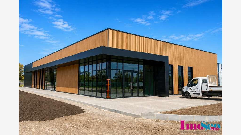 Local 350m² à louer zone commerciale Ste Eulalie
