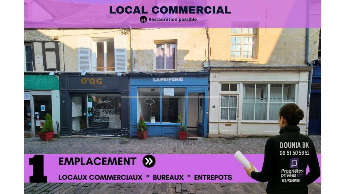 A louer local commercial 40m² hyper centre Senlis